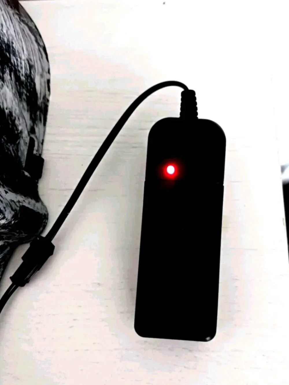 Skull Silver +Black LED Light Up Adult Size Mask Unisex